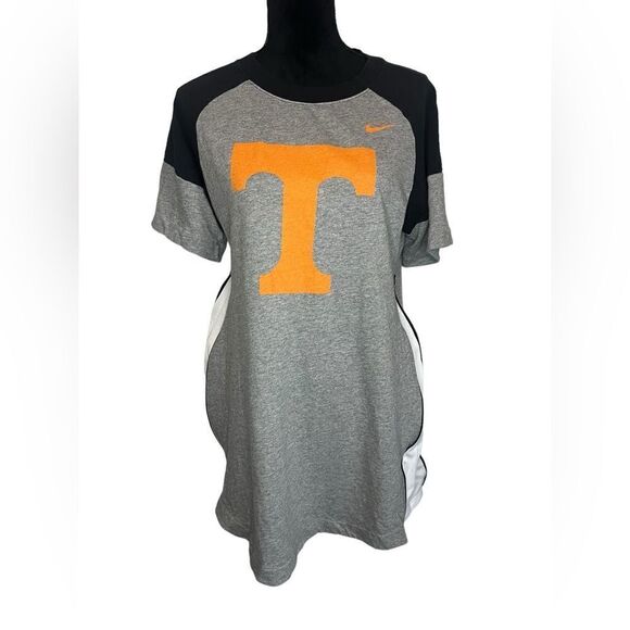 NIKE TENNESSEE VOLUNTEERS WOMENS MEDIUM GRAY ORANGE AND WHITE SHIRT - Picture 3 of 9